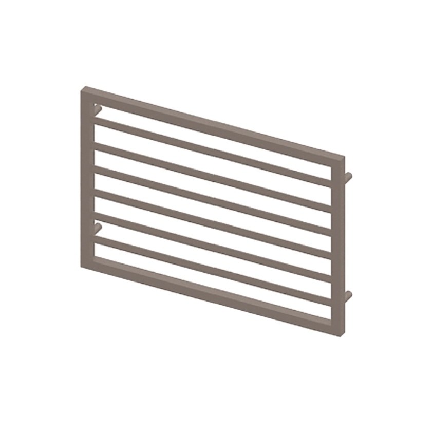 Product Cut out image of the Abacus Elegance Metro Terra Matt 800mm Towel Warmer